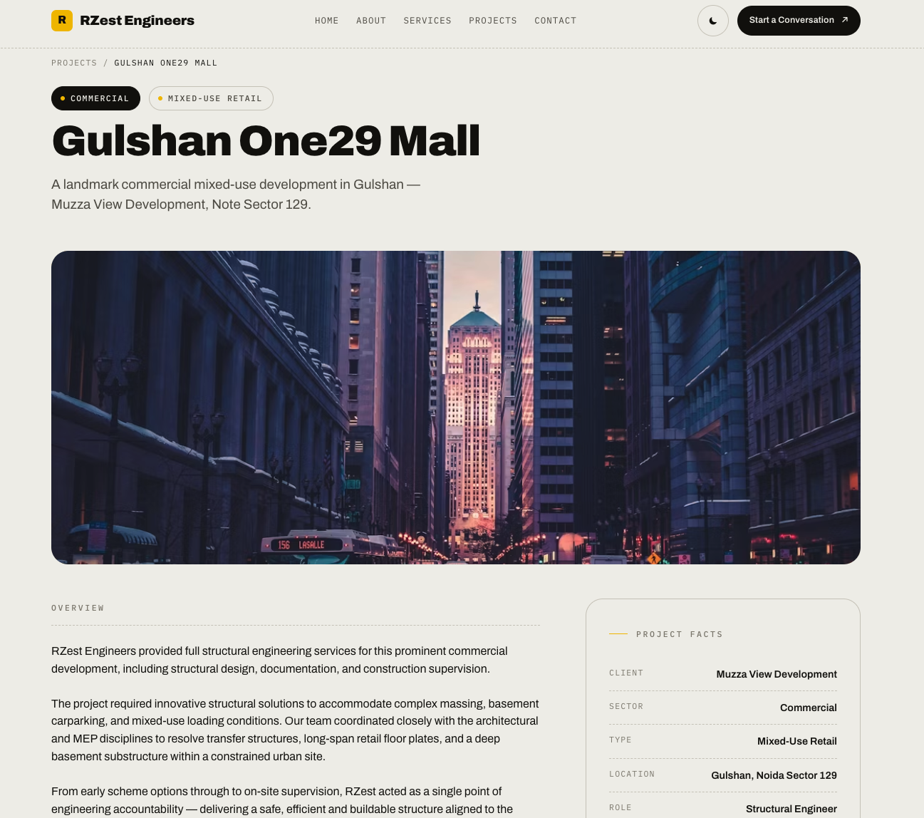 Portfolio & case study page screenshots